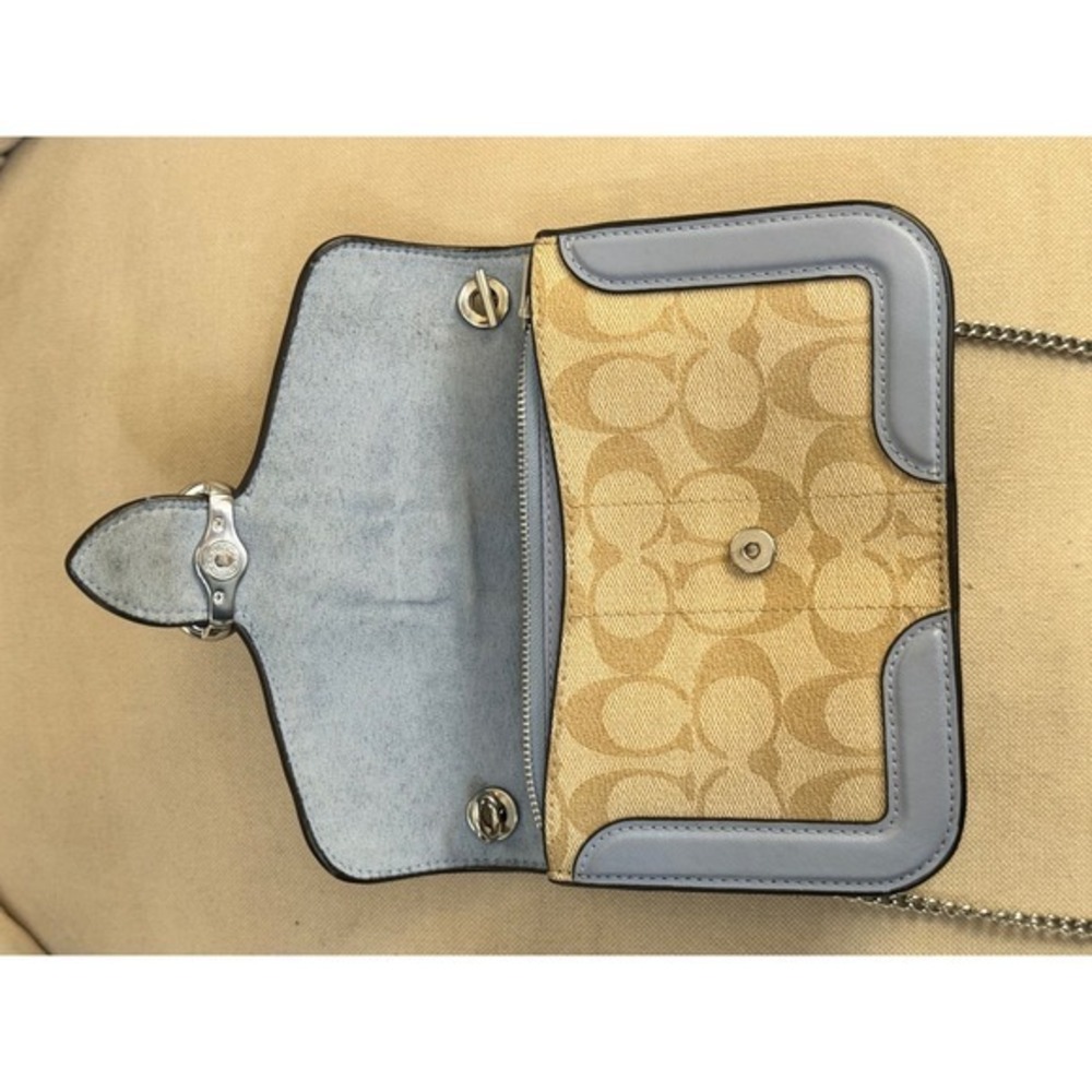 Coach Georgie Crossbody Signature Canvas Leather - Picture 14 of 15